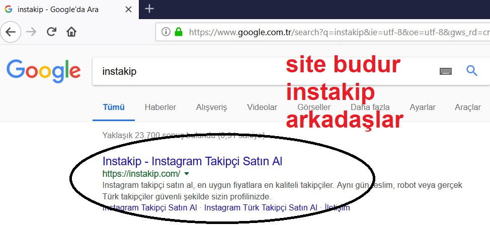 instagram takipçi satın al bedava