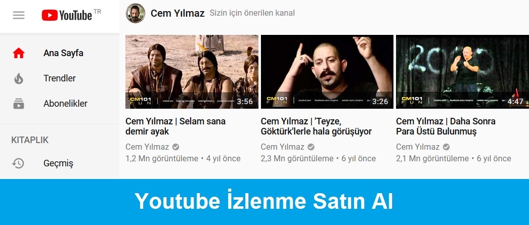 youtube izlenme satın al